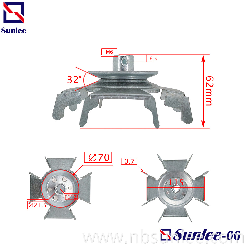 Wind Impeller Pulley